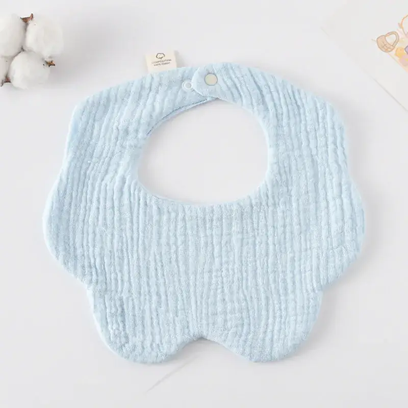 Pink Cotton Neonatal Spit Bag Baby Bib