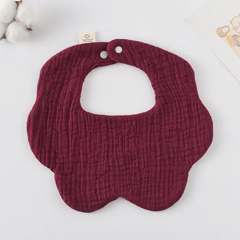Pink Cotton Neonatal Spit Bag Baby Bib
