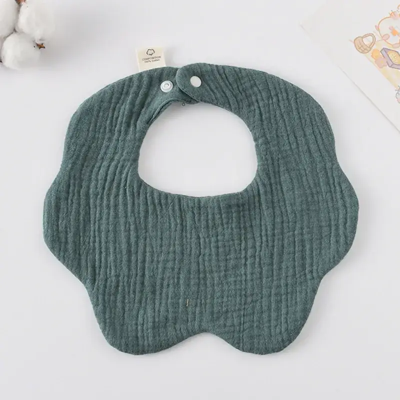 Pink Cotton Neonatal Spit Bag Baby Bib