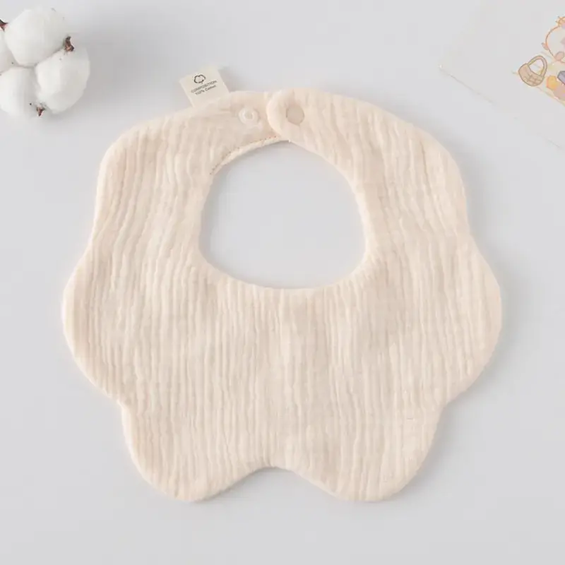 Pink Cotton Neonatal Spit Bag Baby Bib