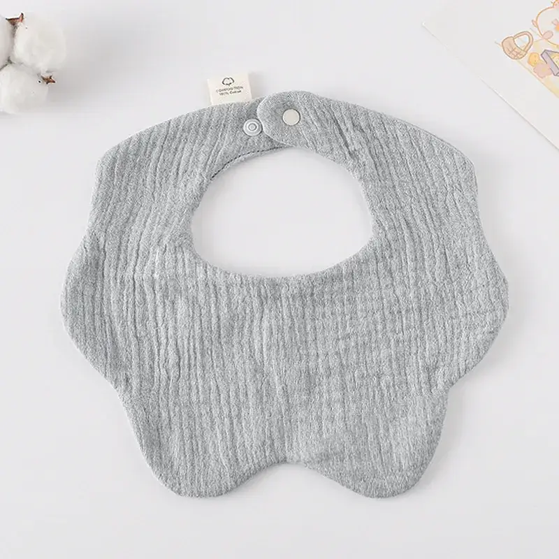 Pink Cotton Neonatal Spit Bag Baby Bib