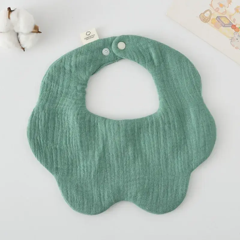 Pink Cotton Neonatal Spit Bag Baby Bib