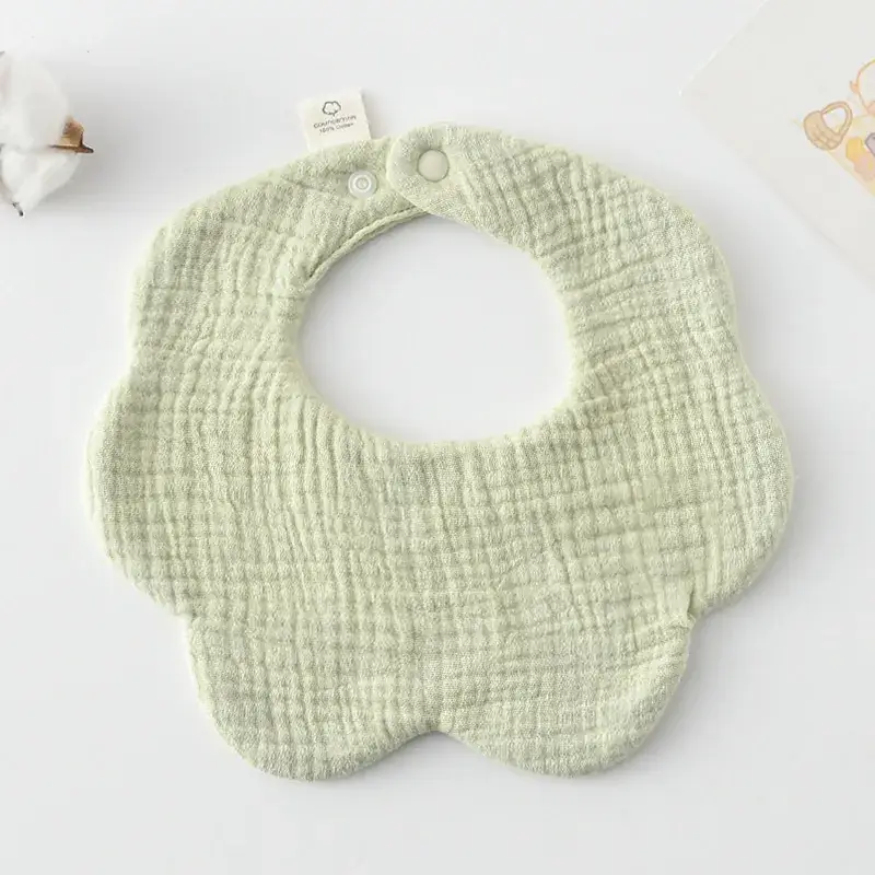 Pink Cotton Neonatal Spit Bag Baby Bib