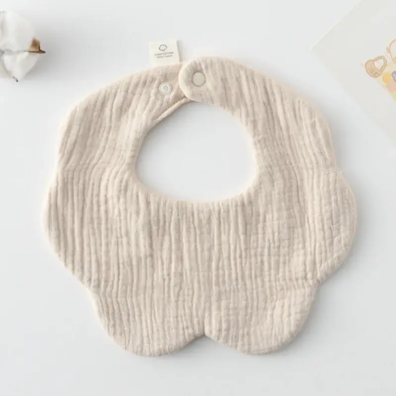 Pink Cotton Neonatal Spit Bag Baby Bib