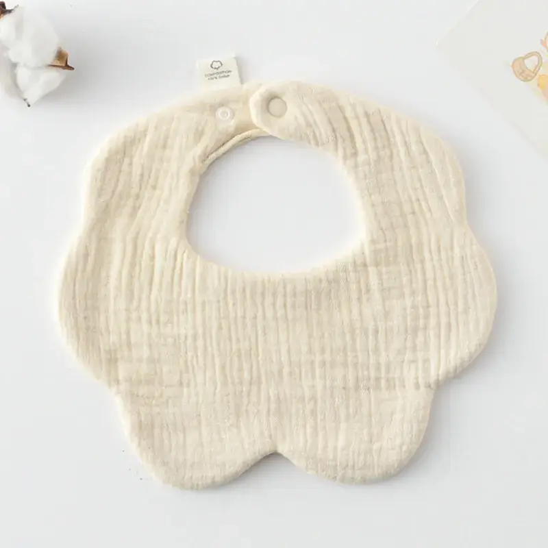 Pink Cotton Neonatal Spit Bag Baby Bib