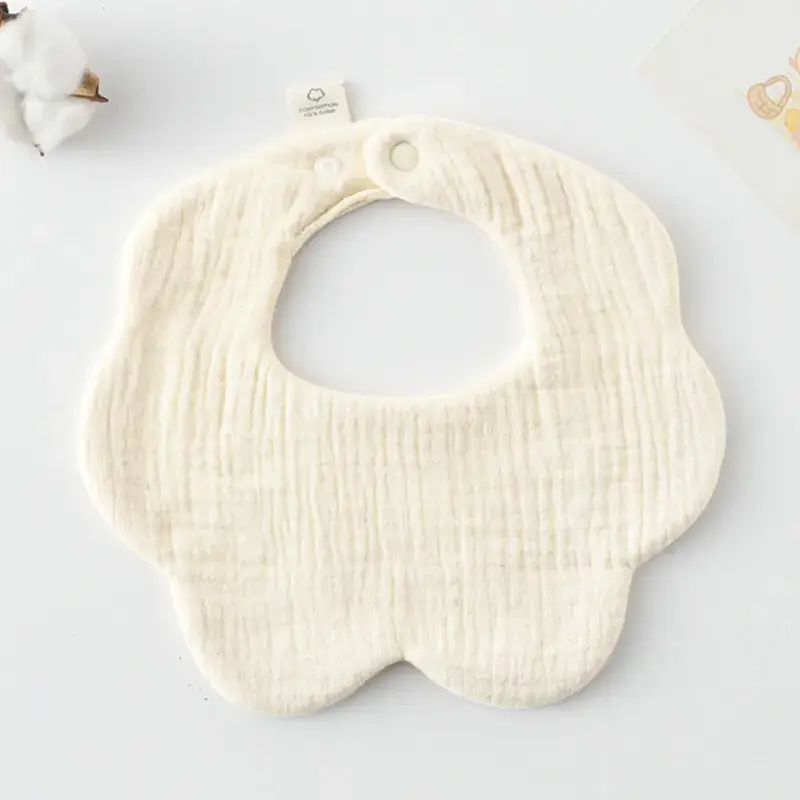 Pink Cotton Neonatal Spit Bag Baby Bib