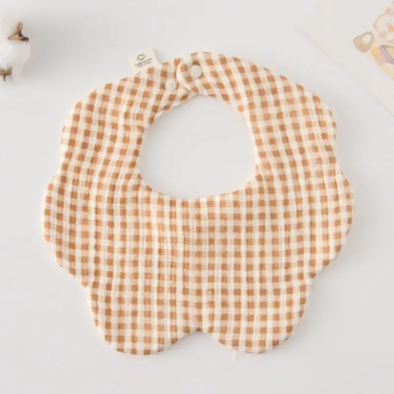 Pink Cotton Neonatal Spit Bag Baby Bib