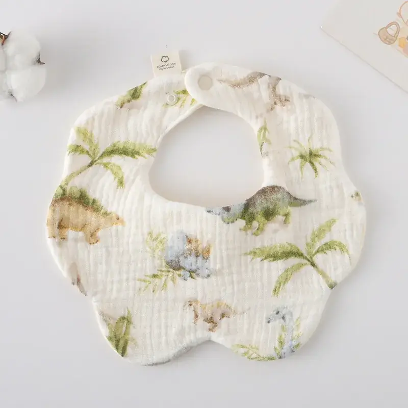 Pink Cotton Neonatal Spit Bag Baby Bib