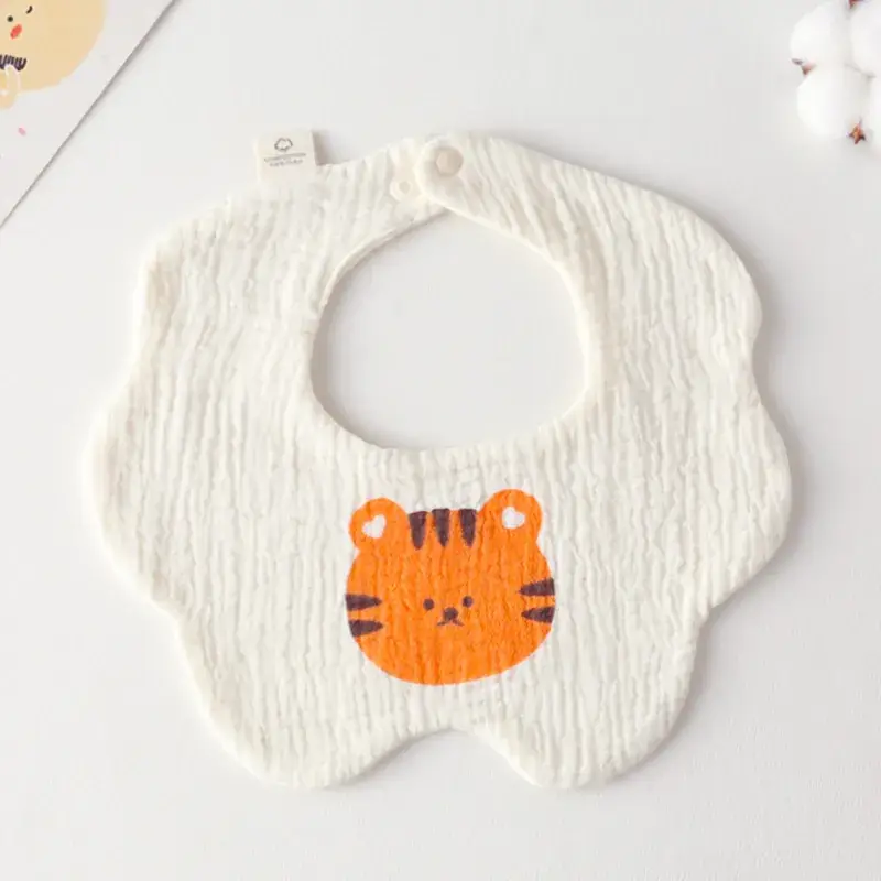 Pink Cotton Neonatal Spit Bag Baby Bib