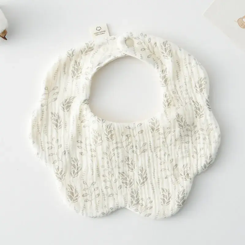 Pink Cotton Neonatal Spit Bag Baby Bib