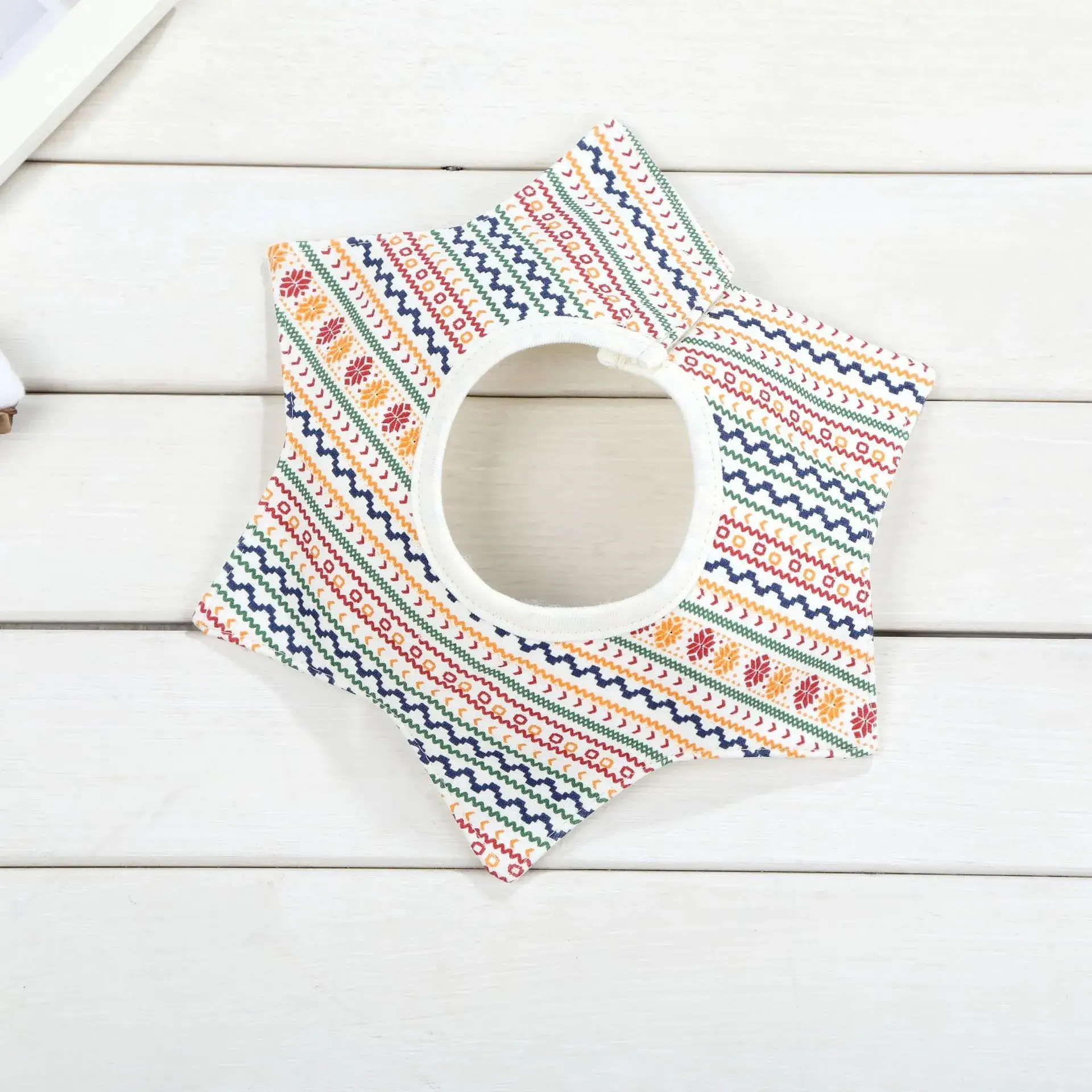 Pink Cotton Neonatal Spit Bag Baby Bib