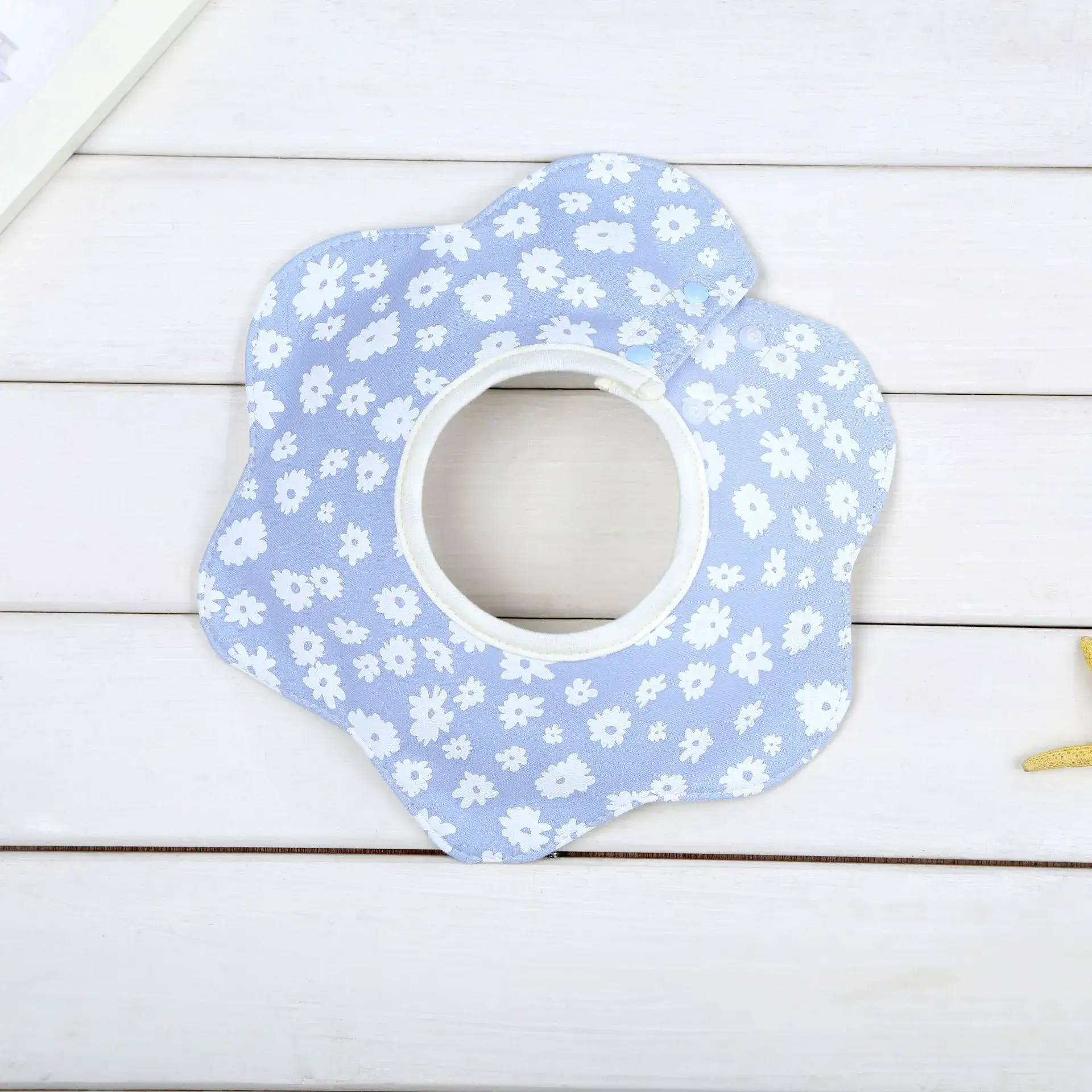 Pink Cotton Neonatal Spit Bag Baby Bib