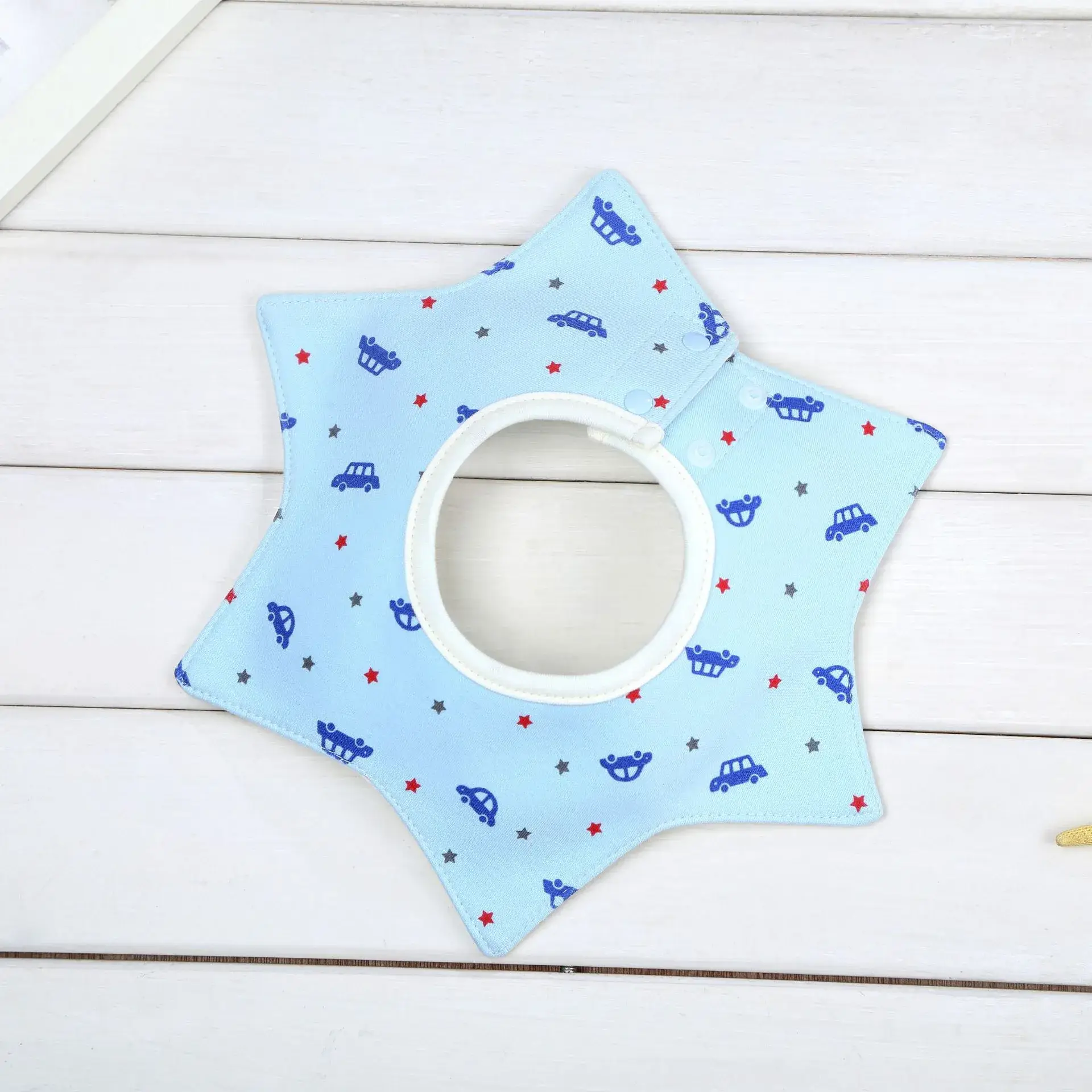 Pink Cotton Neonatal Spit Bag Baby Bib