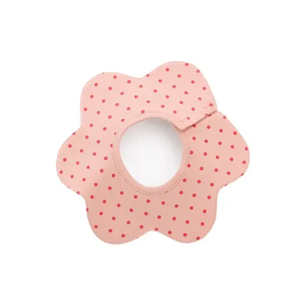 Pink Cotton Neonatal Spit Bag Baby Bib