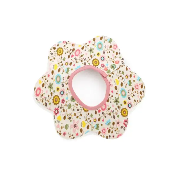 Pink Cotton Neonatal Spit Bag Baby Bib