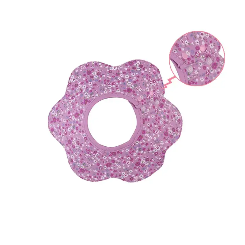 Pink Cotton Neonatal Spit Bag Baby Bib