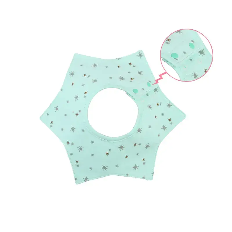 Pink Cotton Neonatal Spit Bag Baby Bib