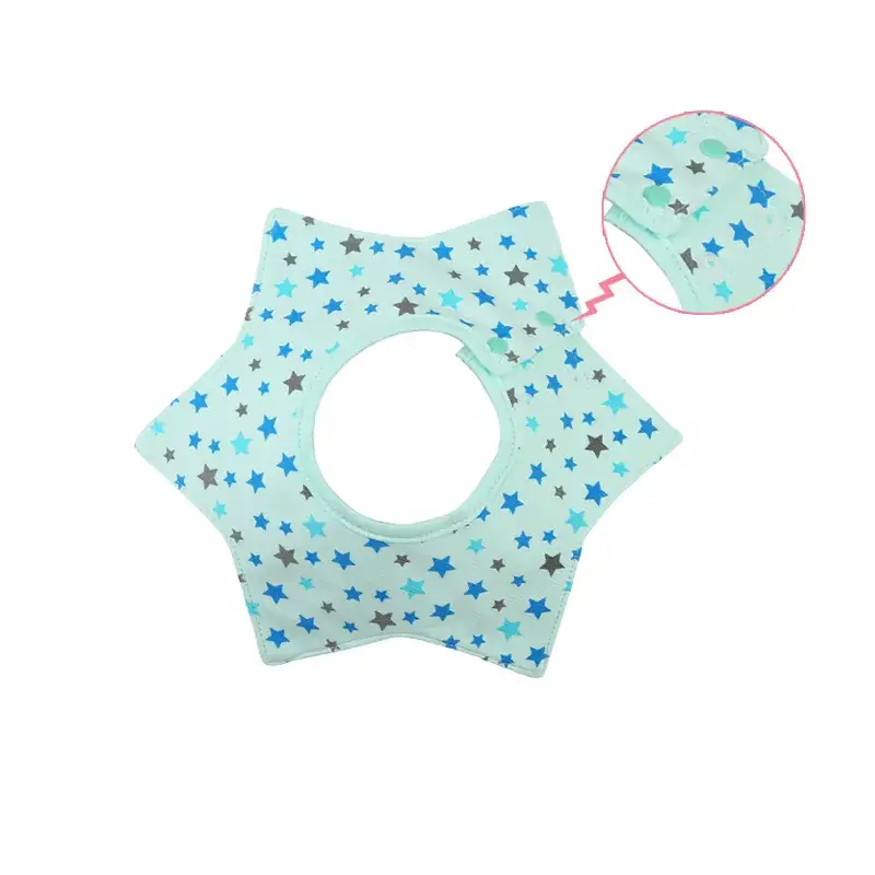 Pink Cotton Neonatal Spit Bag Baby Bib