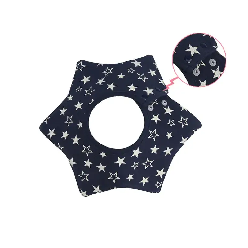 Pink Cotton Neonatal Spit Bag Baby Bib