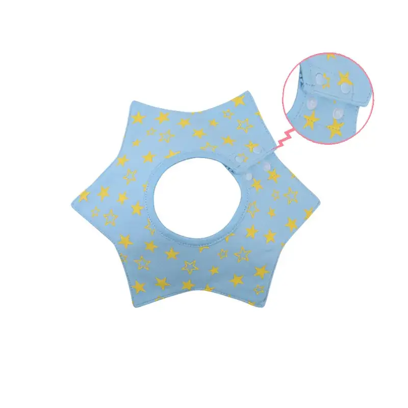 Pink Cotton Neonatal Spit Bag Baby Bib