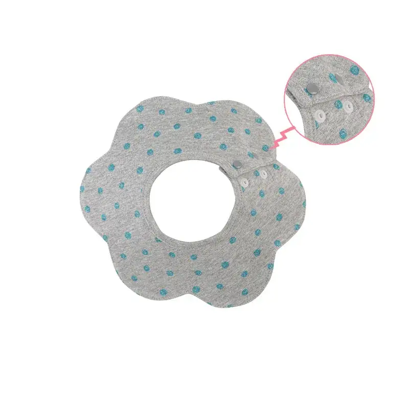 Pink Cotton Neonatal Spit Bag Baby Bib