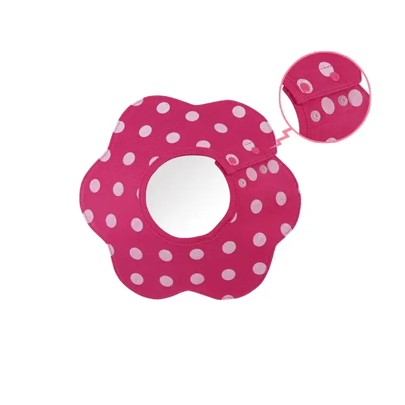 Pink Cotton Neonatal Spit Bag Baby Bib