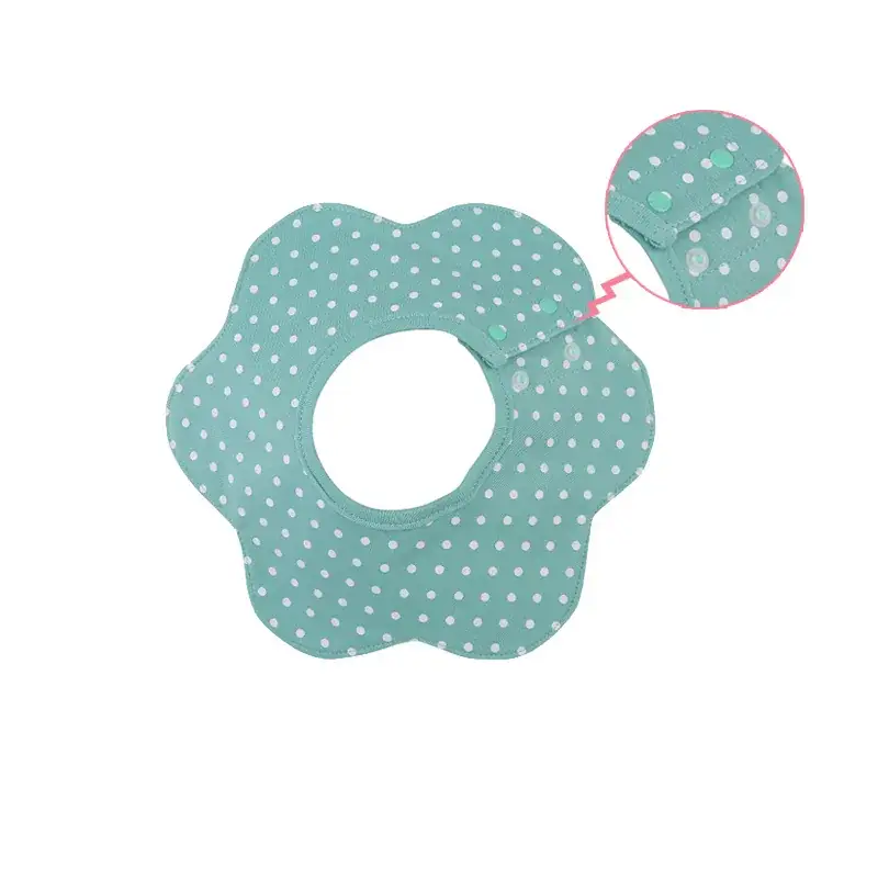 Pink Cotton Neonatal Spit Bag Baby Bib