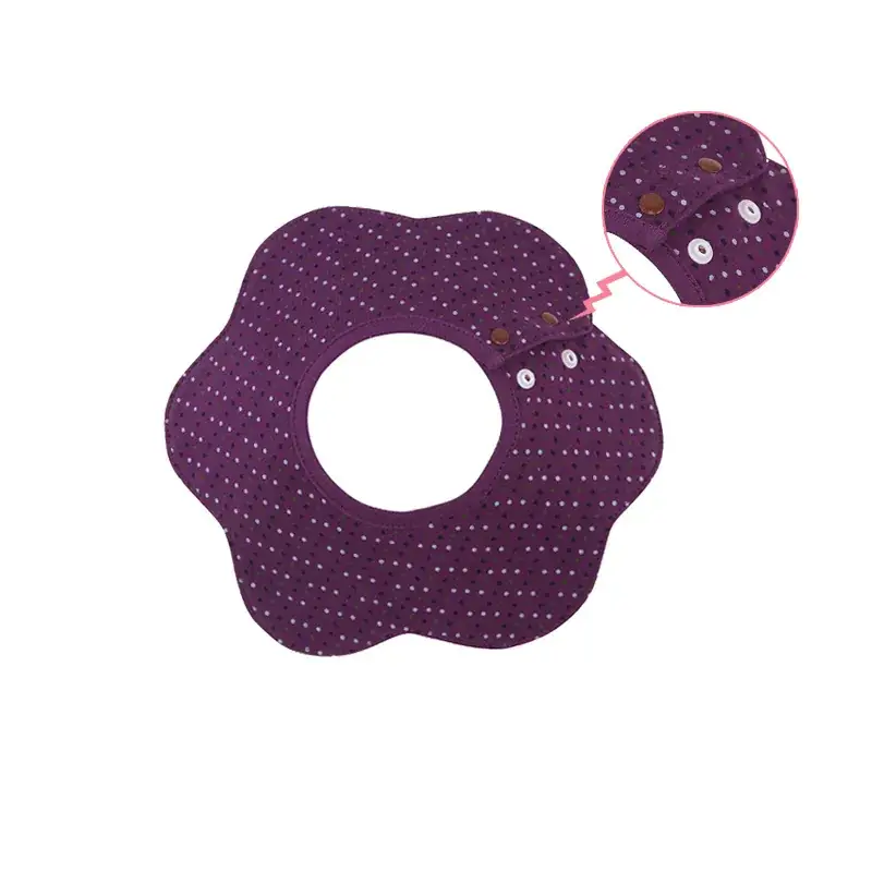 Pink Cotton Neonatal Spit Bag Baby Bib