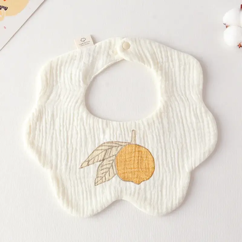 Pink Cotton Neonatal Spit Bag Baby Bib
