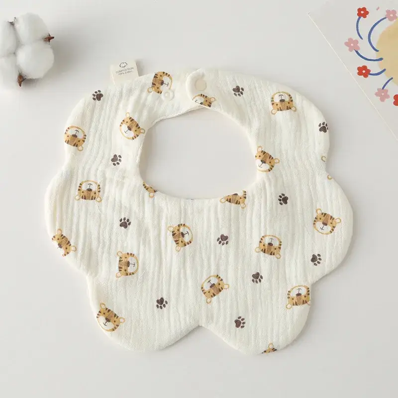 Pink Cotton Neonatal Spit Bag Baby Bib