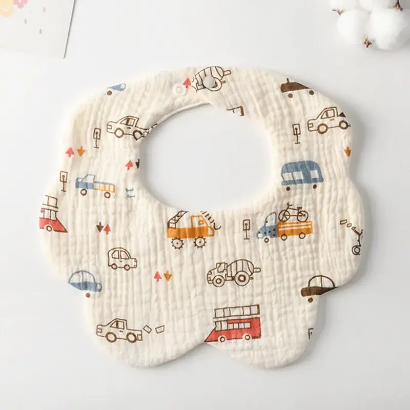 Pink Cotton Neonatal Spit Bag Baby Bib