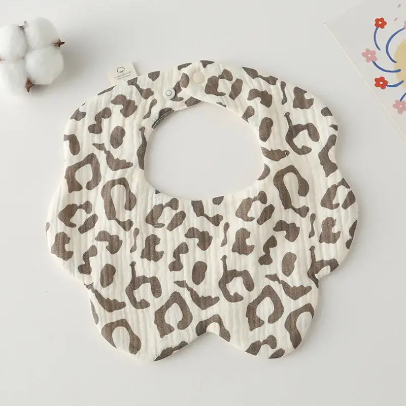 Pink Cotton Neonatal Spit Bag Baby Bib