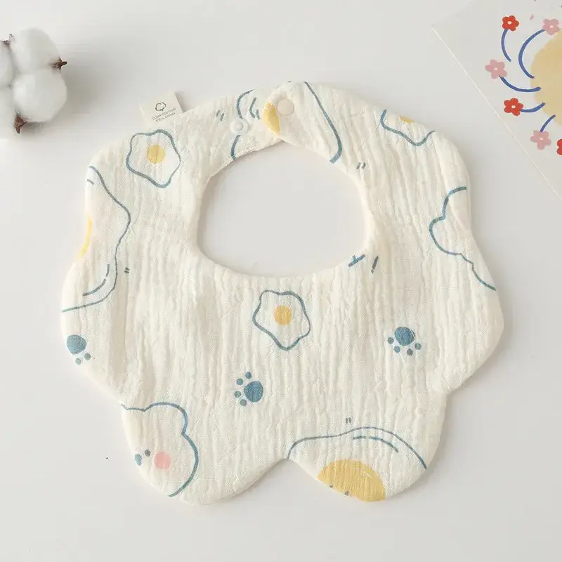 Pink Cotton Neonatal Spit Bag Baby Bib