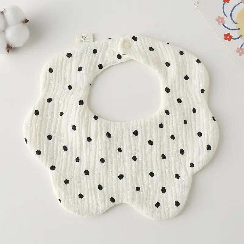 Pink Cotton Neonatal Spit Bag Baby Bib