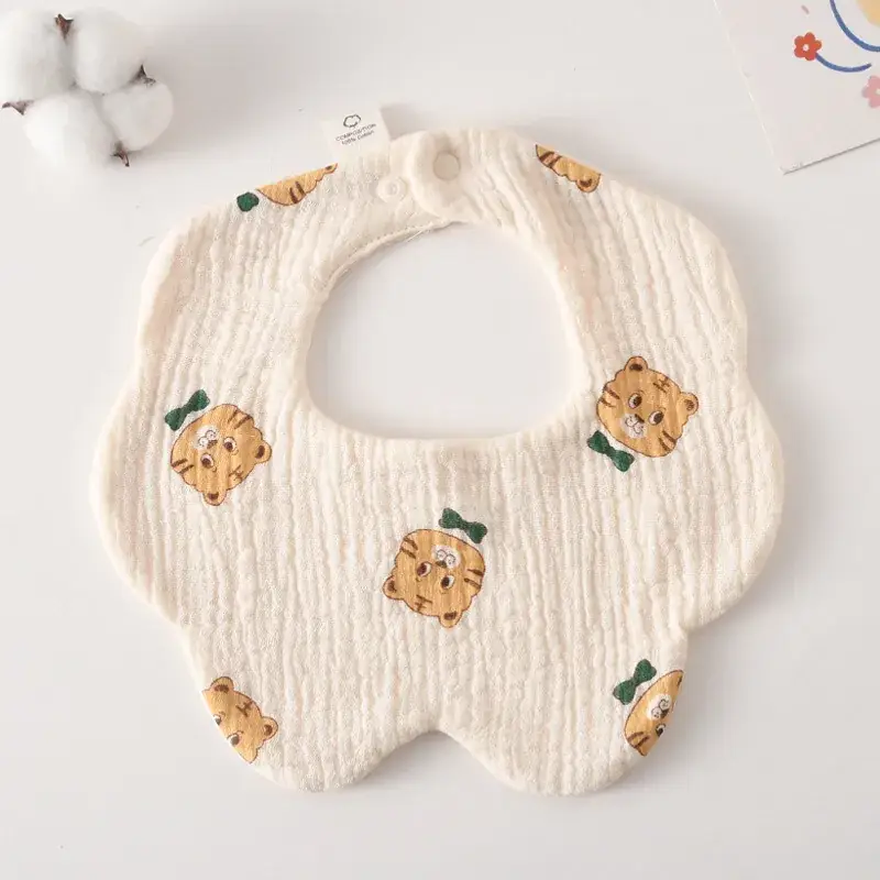 Pink Cotton Neonatal Spit Bag Baby Bib