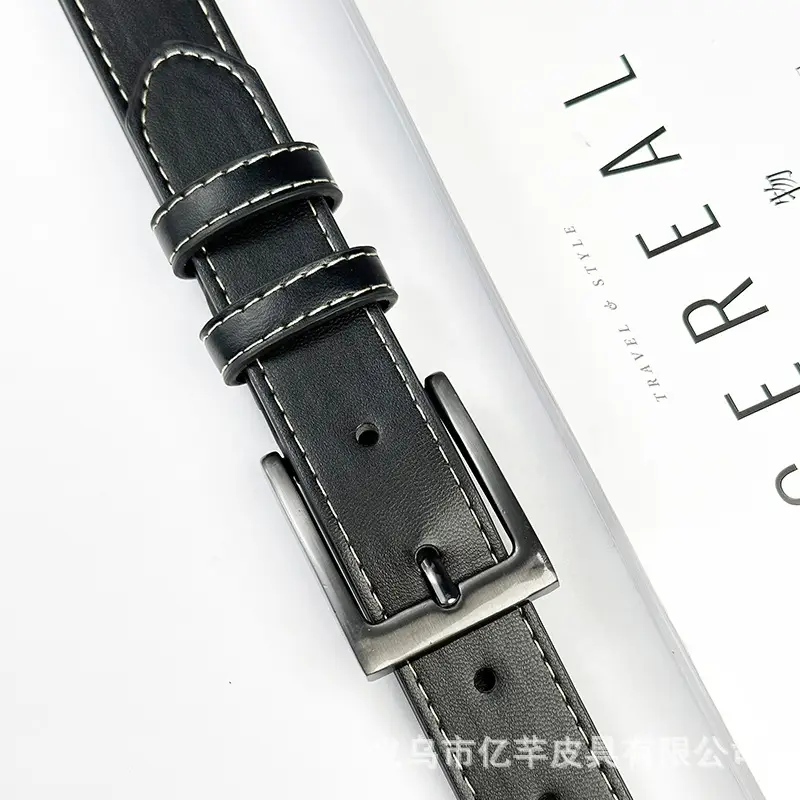 Black Minimalist Ladies Belt Wholesale All-Match Trend β feature 6