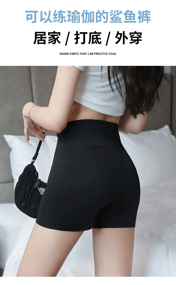 Women's Three-point Shark Pants Grey Anti-Walking Shorts — feature 11