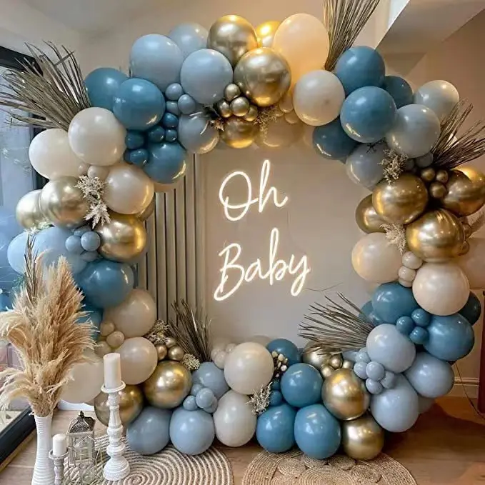 10 Inch Matte Latex Balloon Dark Blue