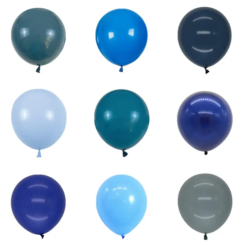 10 Inch Matte Latex Balloon Dark Blue