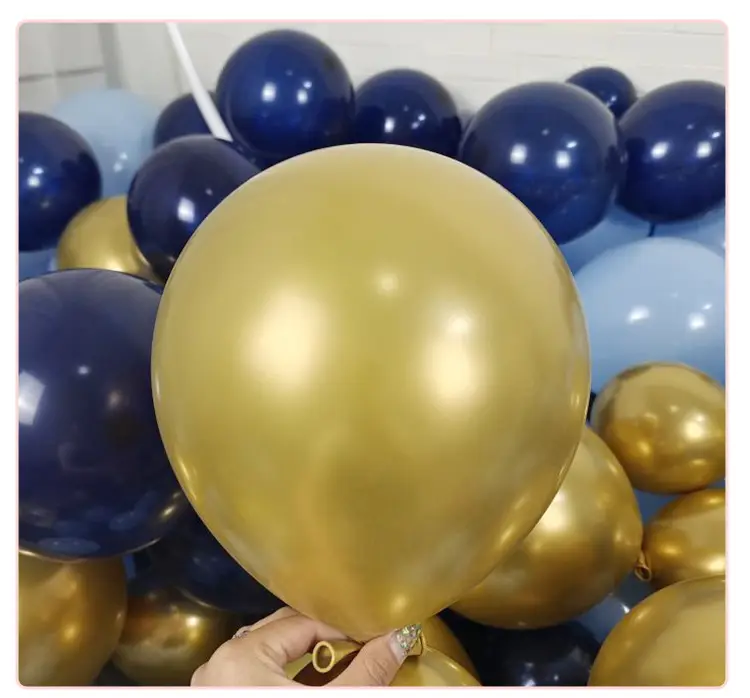 10 Inch Matte Latex Balloon Dark Blue — feature 11