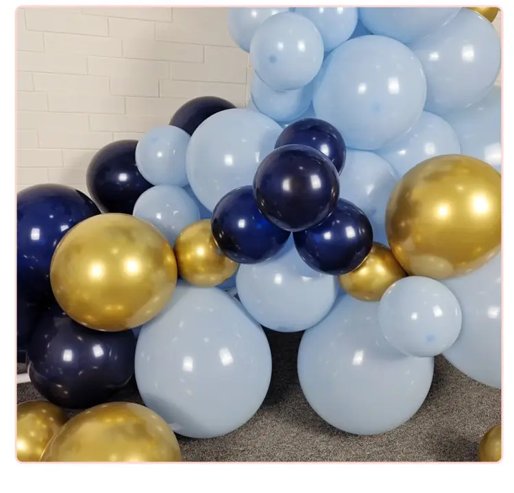 10 Inch Matte Latex Balloon Dark Blue — feature 13