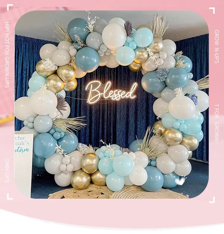 10 Inch Matte Latex Balloon Dark Blue — feature 2