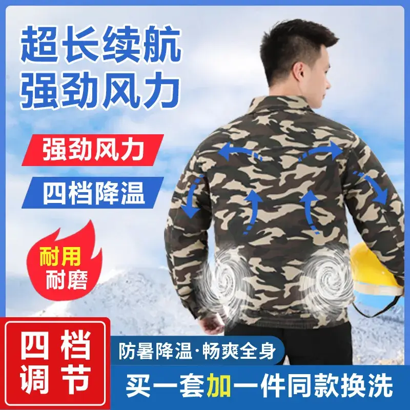 High-Density Pure Cotton Cooling Fans for Summer Labor Protection - Image 8