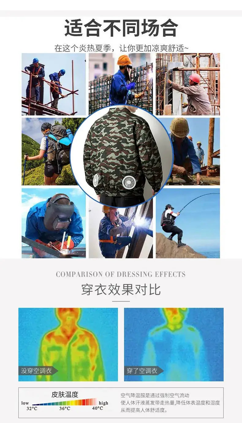High-Density Pure Cotton Cooling Fans for Summer Labor Protection — feature 6