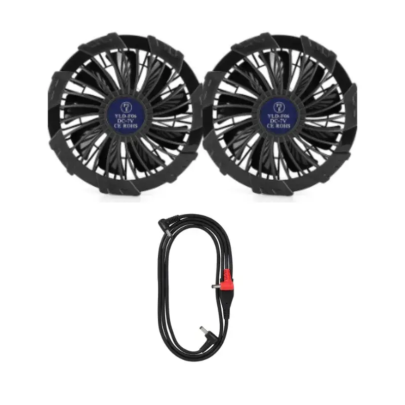 High-Density Pure Cotton Cooling Fans for Summer Labor Protection - Image 3