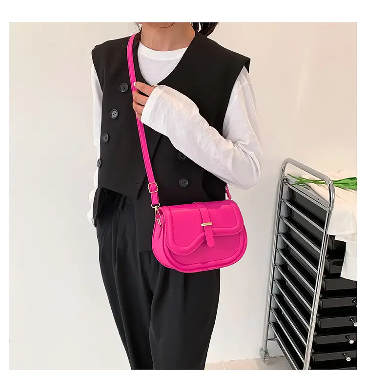 Pink Western Style Crossbody Bag for Women — feature 13