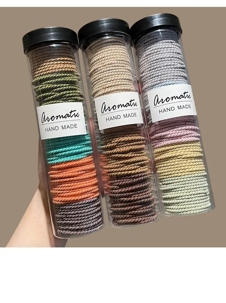 100 Pcs Non-Slip Rubber Hair Ties for Women — feature 22