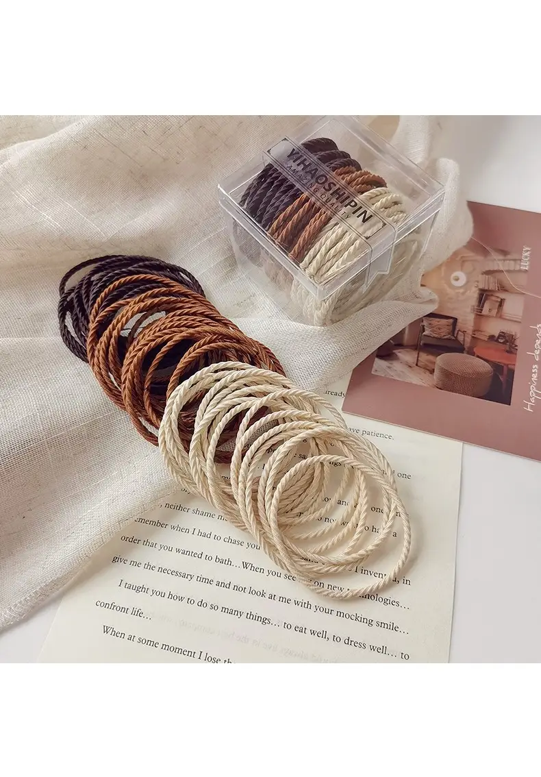 100 Pcs Non-Slip Rubber Hair Ties for Women — feature 31