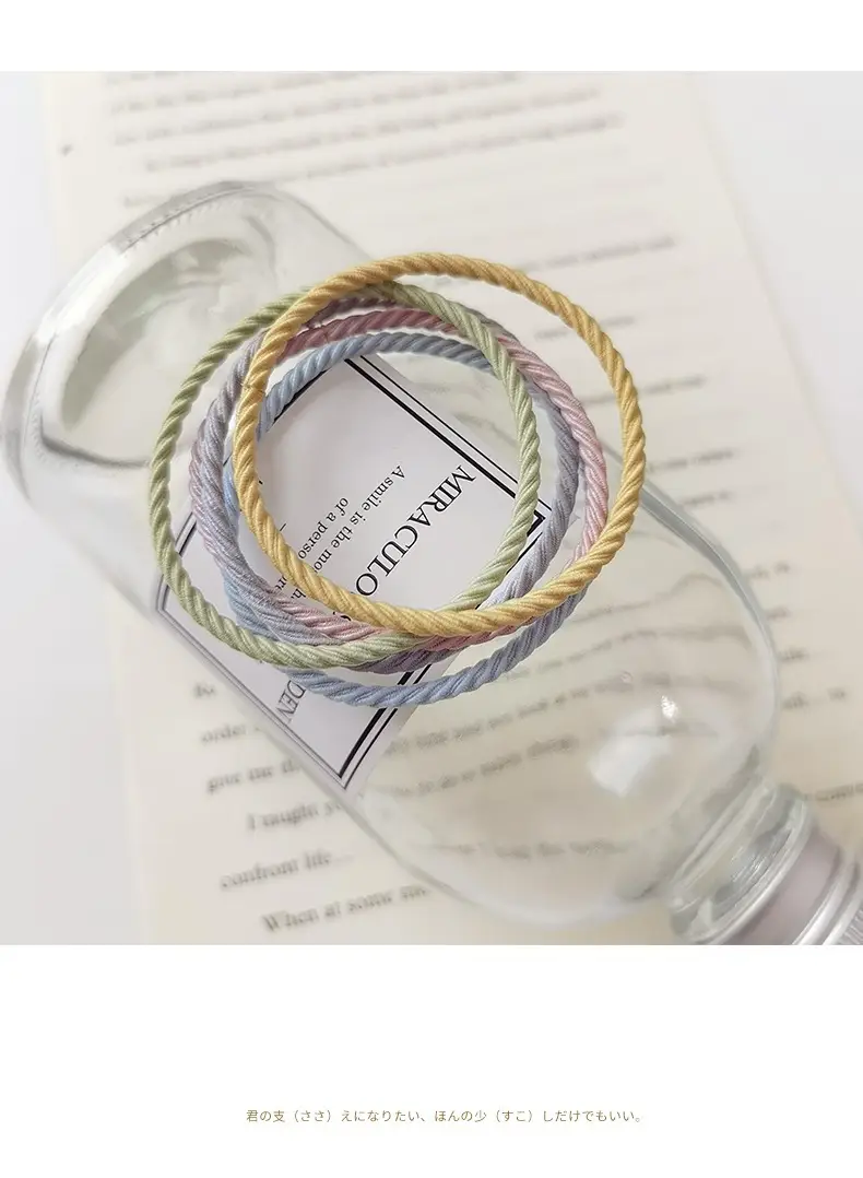 100 Pcs Non-Slip Rubber Hair Ties for Women — feature 32