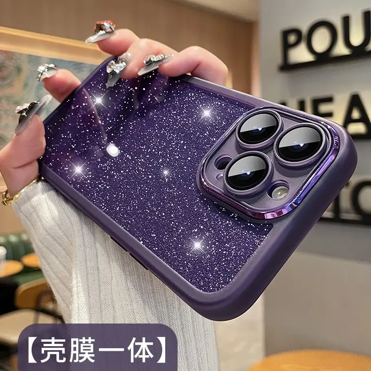 Gradient Glitter iPhone 15 Protective Case - Image 7
